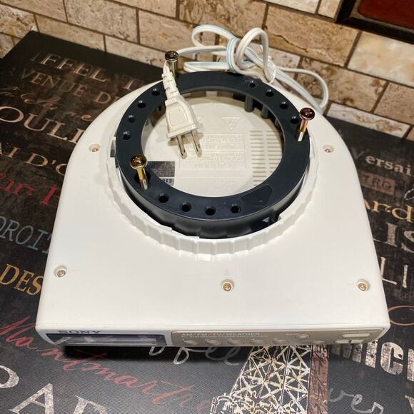 SONY ICF-C503 Kitchen Radio Under Cabinet TV/WEATHER/FM/AM - Picture 3 of 6